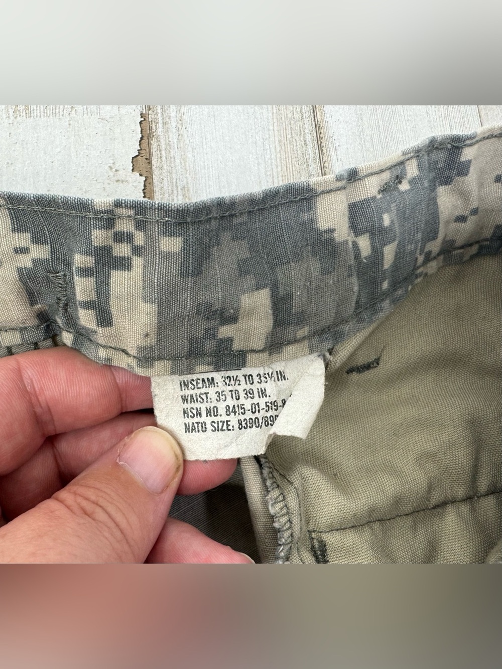 US Army Pant Mens 38x34 Camo Cargo Military Uniform Combat Workwear - Picture 4 of 12